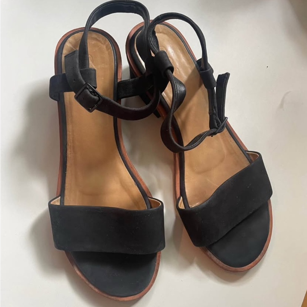 COS Black Leather Sandals